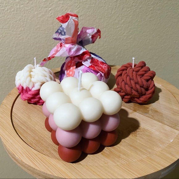 Luxury Bubble Cube Candles Special Order High End One Candle - Picture 2 of 2